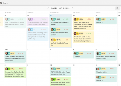 Social media publishing tool: CoSchedule