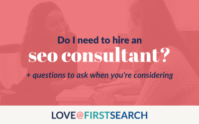 do i need to hire an seo consultant?