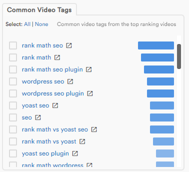 tubebuddy common video tags